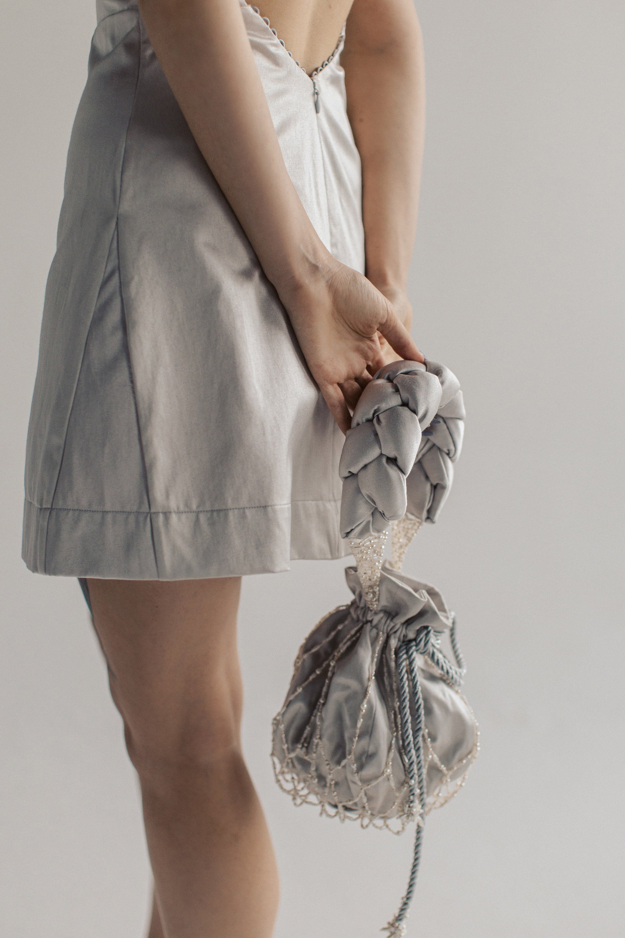 Grey purse