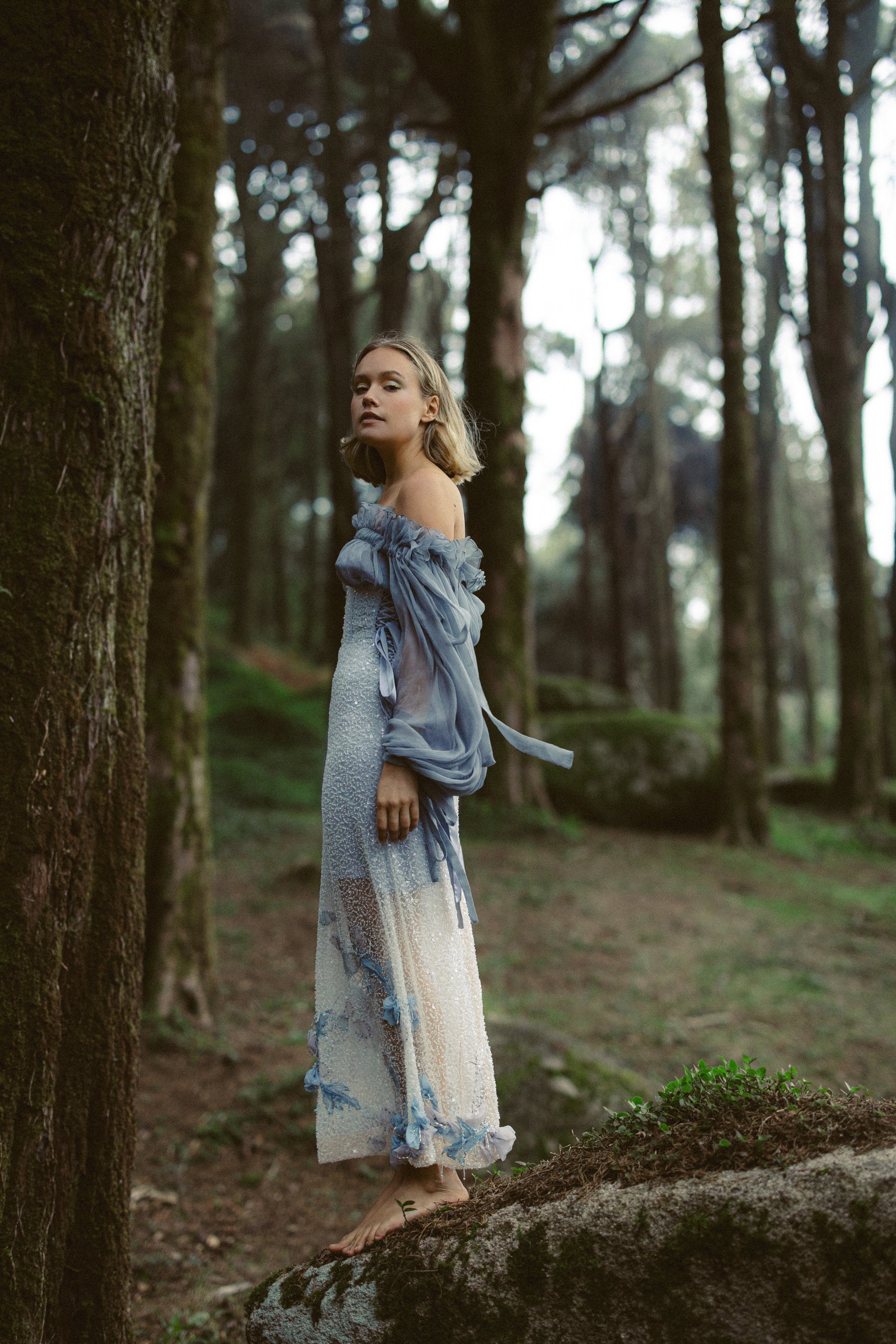 Laetisse — wedding dress in silk — image 7 by MYWONY