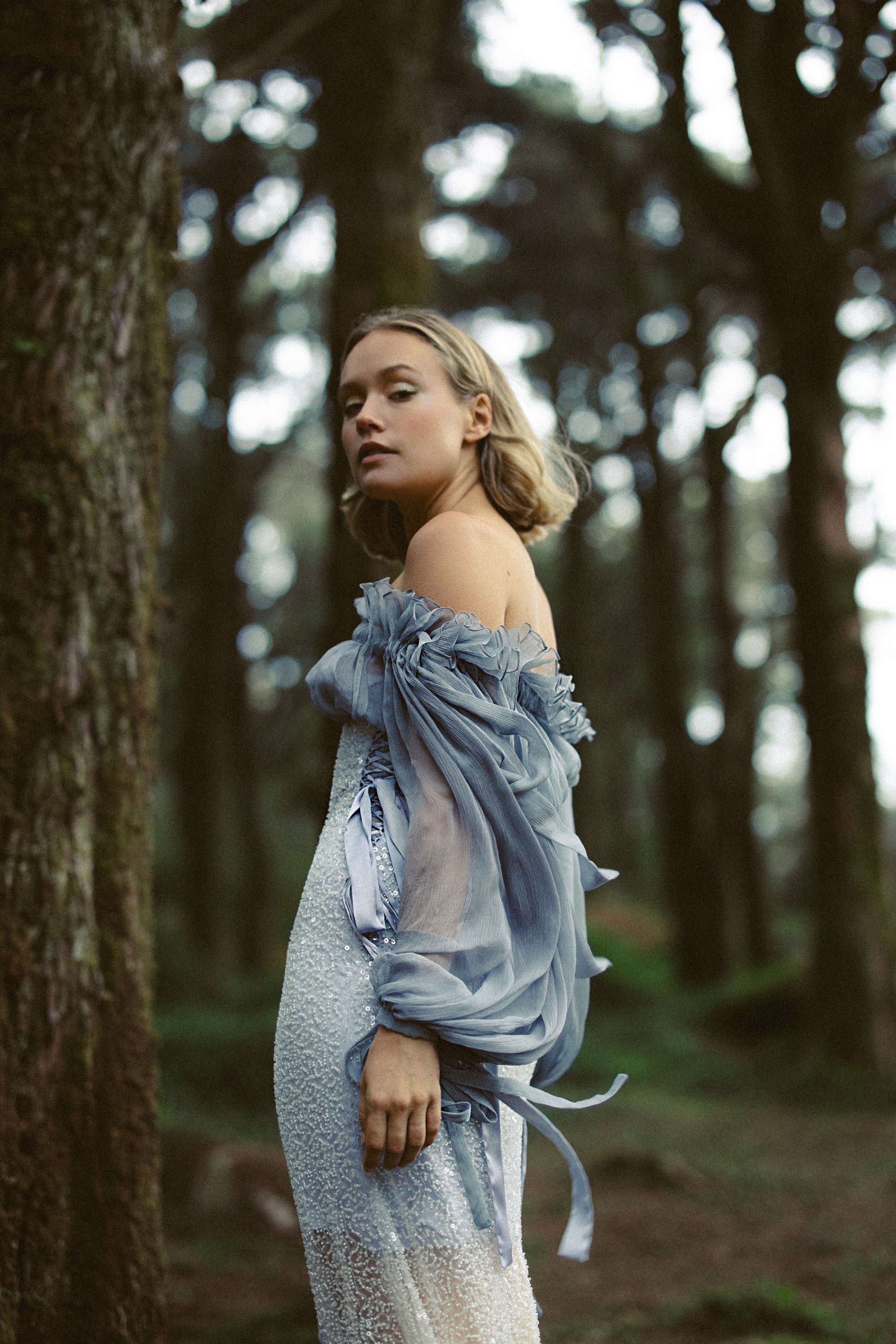 Laetisse — wedding dress in silk — image 5 by MYWONY
