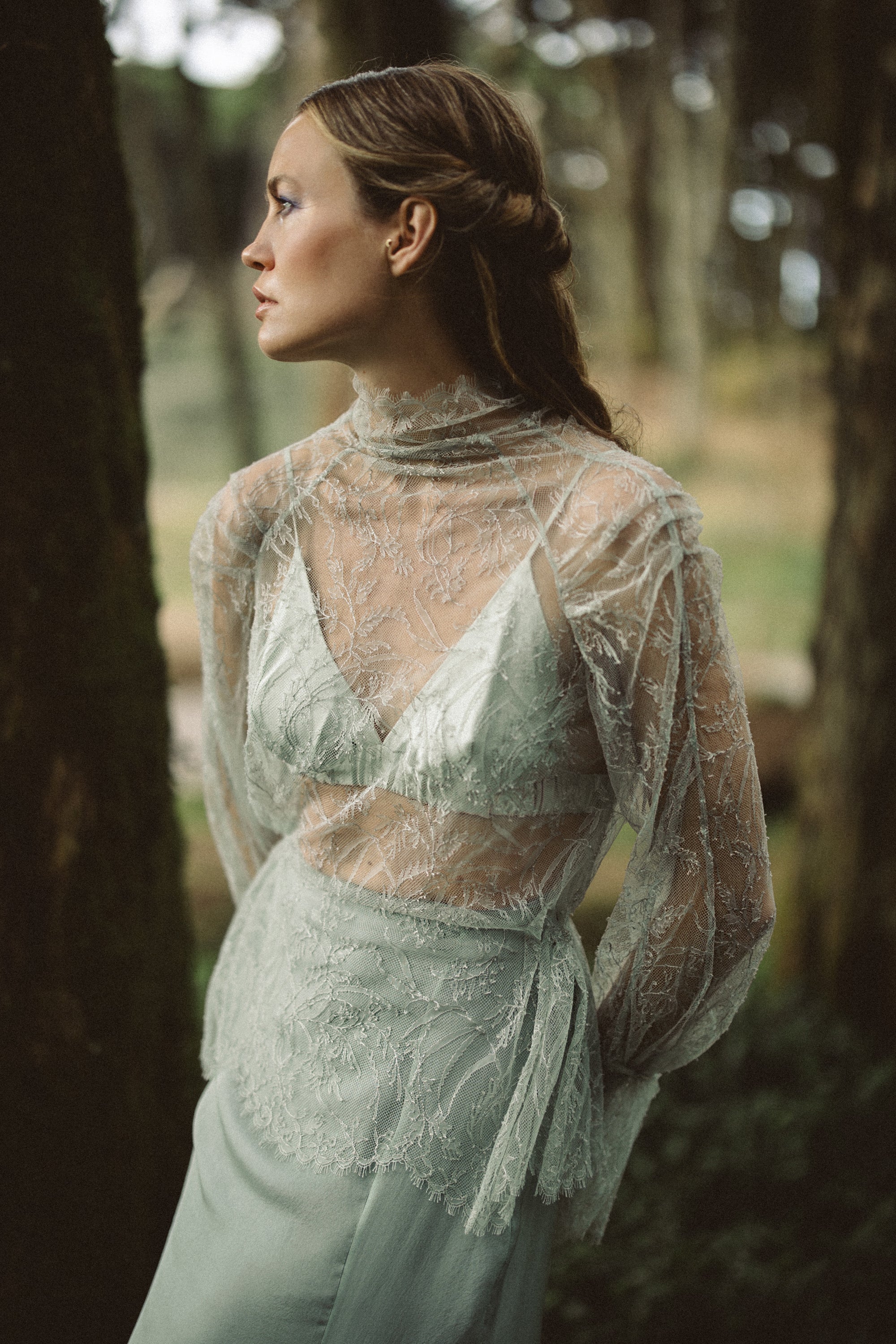 Miryelle — wedding dress in silk — image 16 by MYWONY