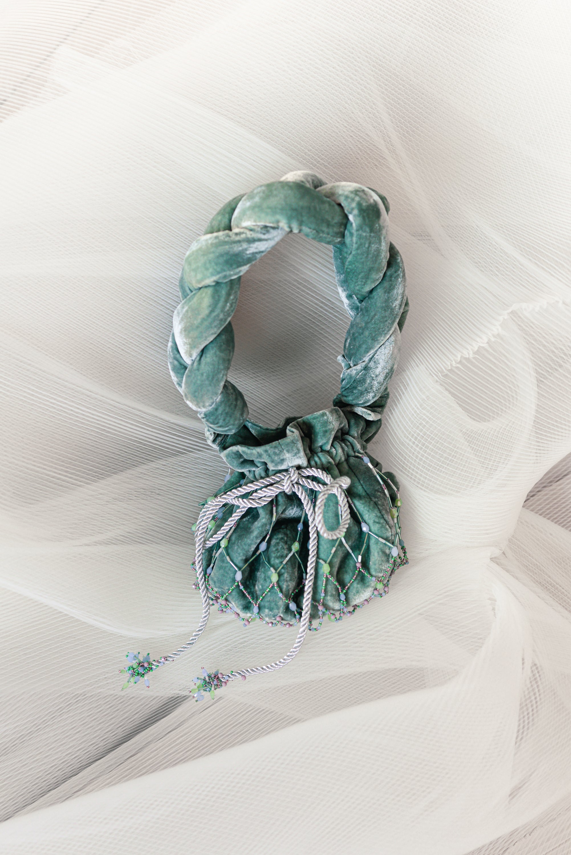 Moss purse — bridal purse — image 7 by MYWONY