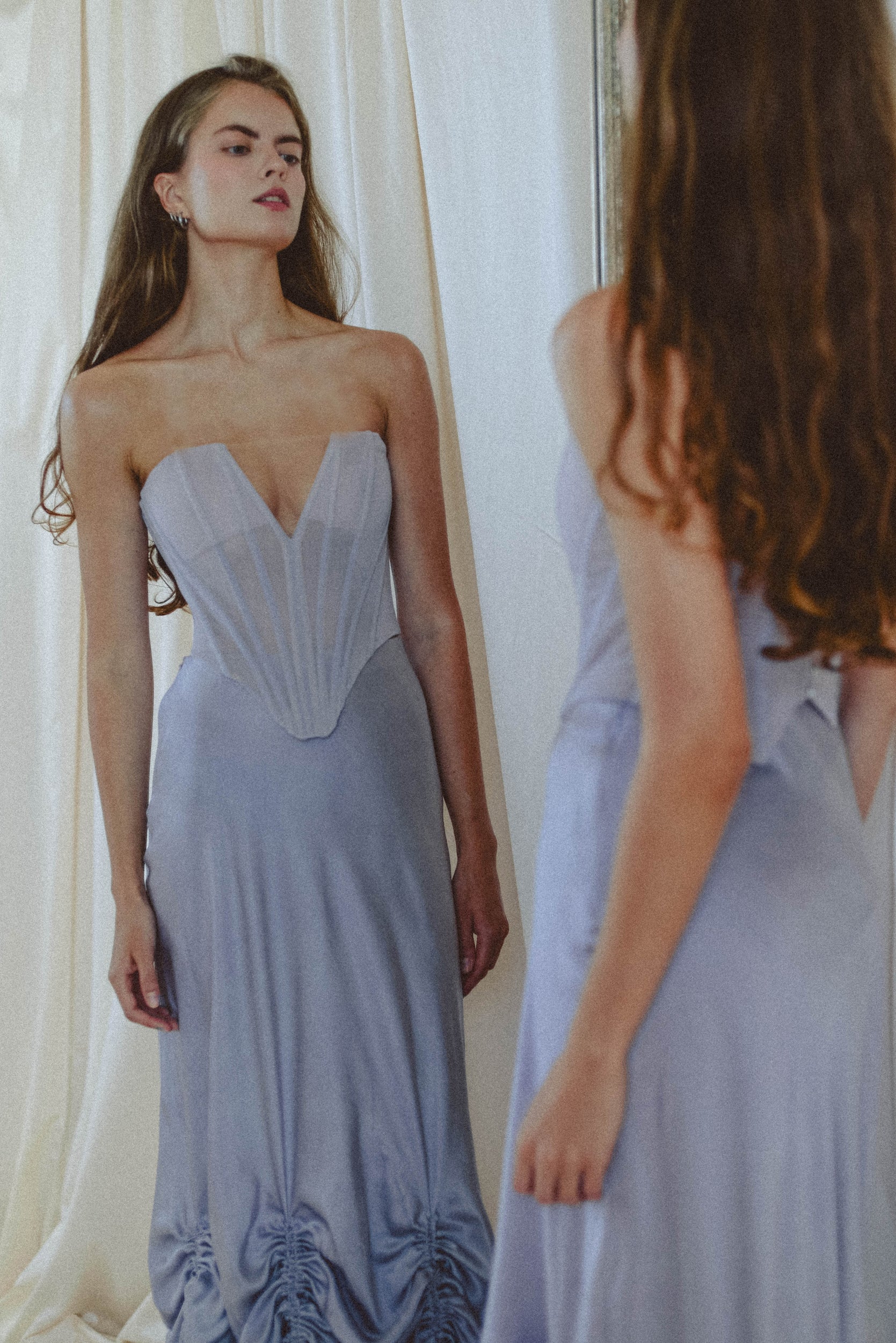 Lavender Corset — bridal corset — image 6 by MYWONY