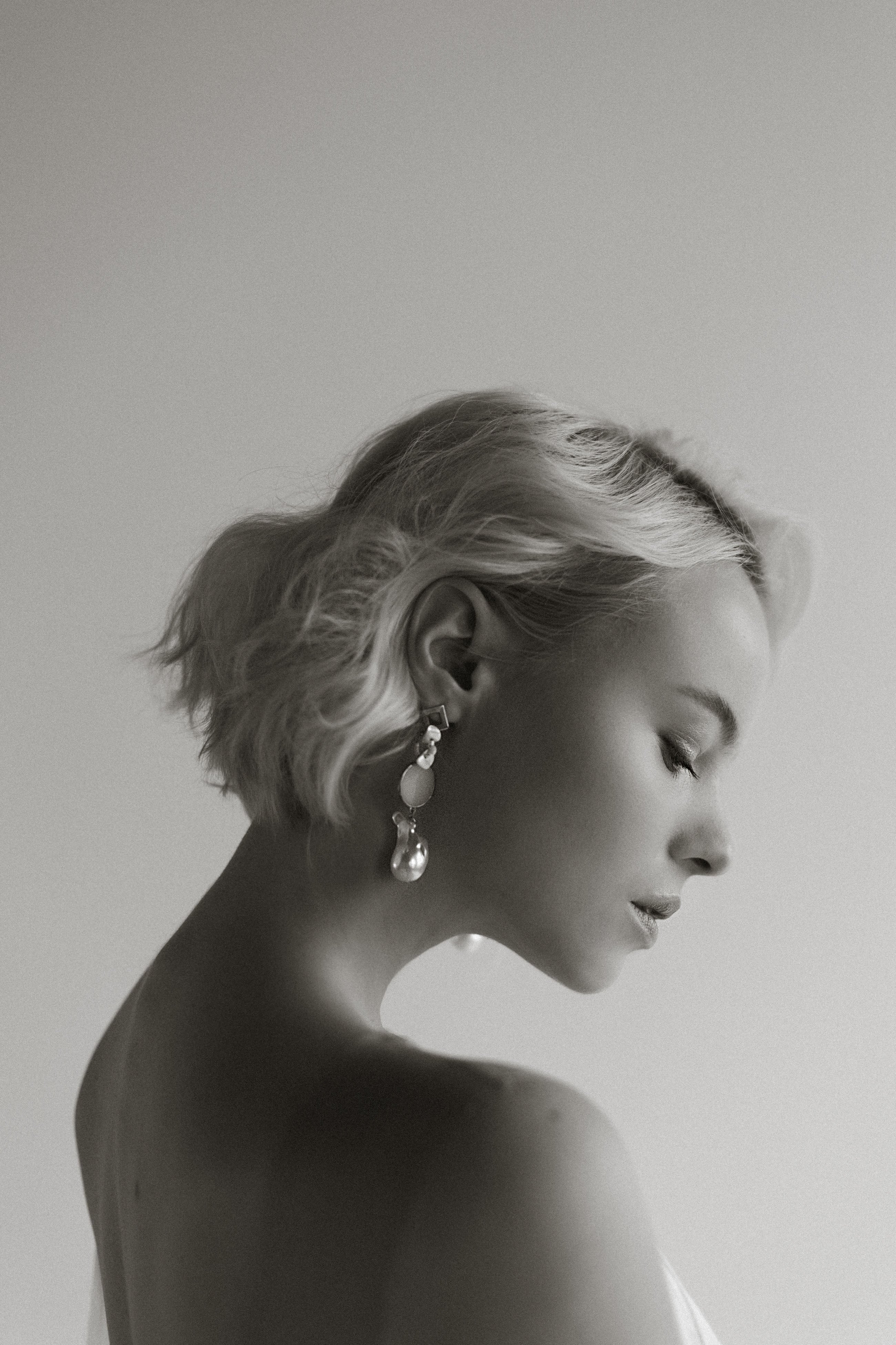 Pearl earrings