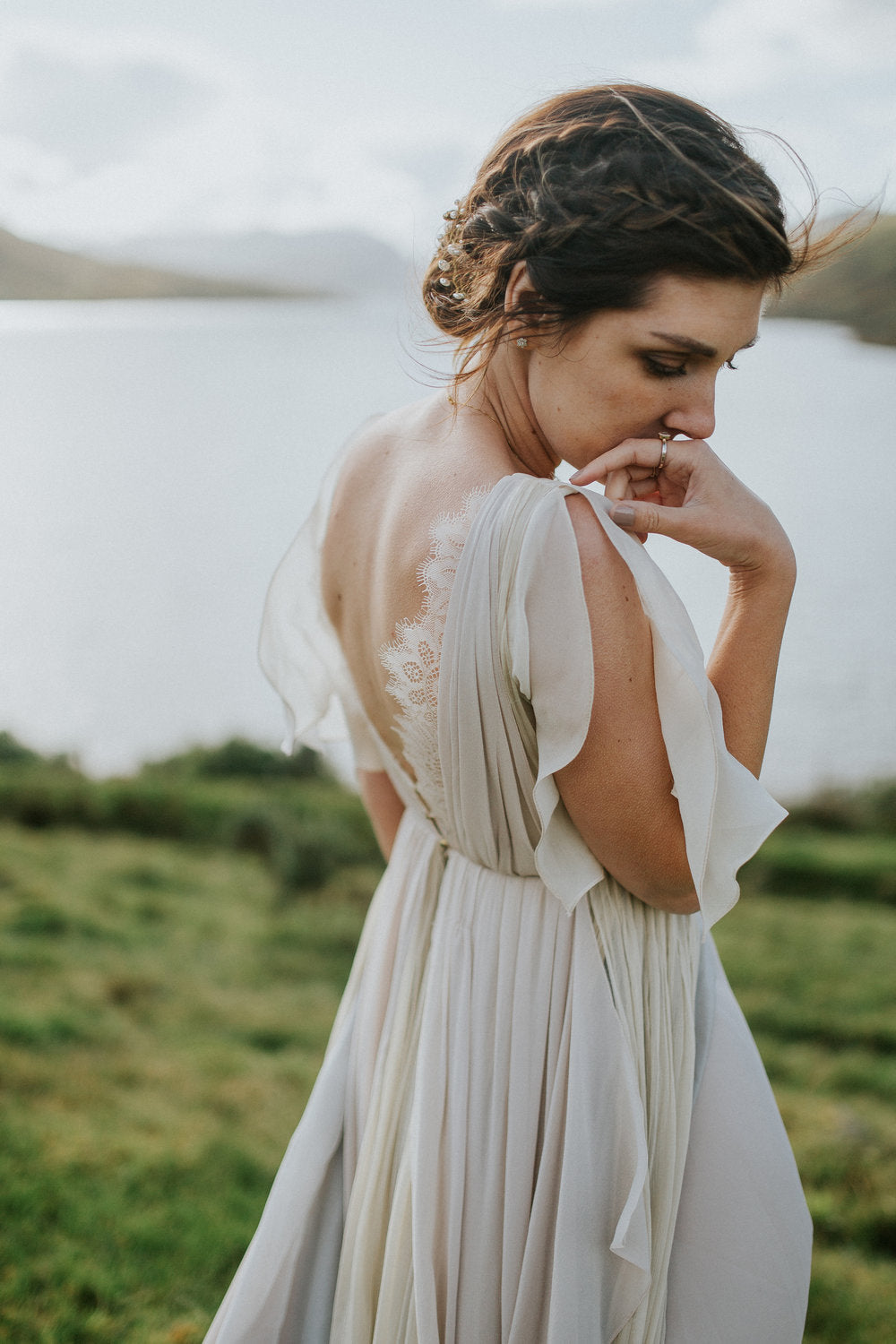 Whitney | A-Line Silk Chiffon Wedding Dress | MYWONY 4 weeks / US 12-16 / multicolored Whitney | A-Line Silk Chiffon Wedding Dress | MYWONY 4 weeks / US 12-16 / multicolored