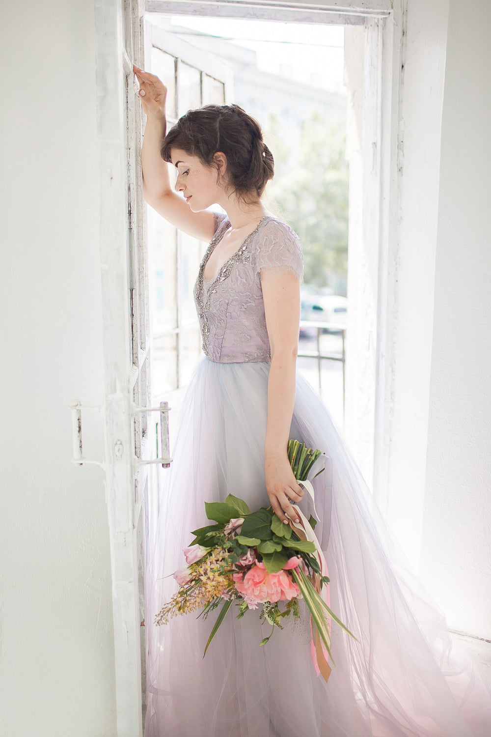 Lavanda | A-Line French Lace Wedding Dress