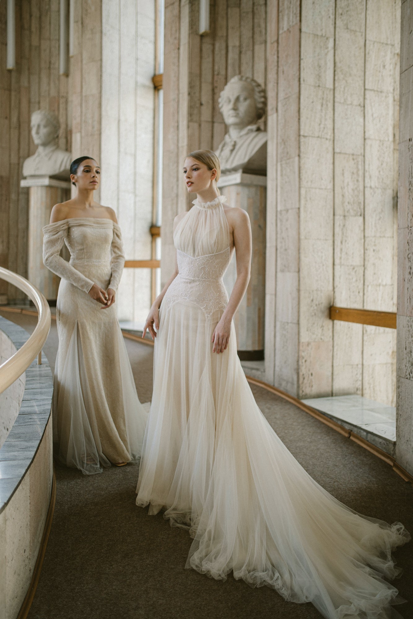 Lavinia | Halter-Neck Trumpet Bridal Gown in Lace | MYWONY 8 weeks / US 16-20 / ivory Lavinia | Halter-Neck Trumpet Bridal Gown in Lace | MYWONY 8 weeks / US 16-20 / ivory