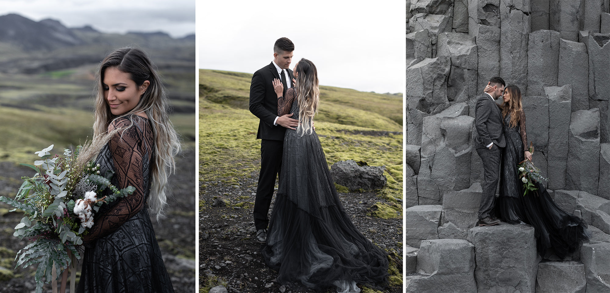  Gorgeous Black Wedding Dresses for the Unconventional Bride