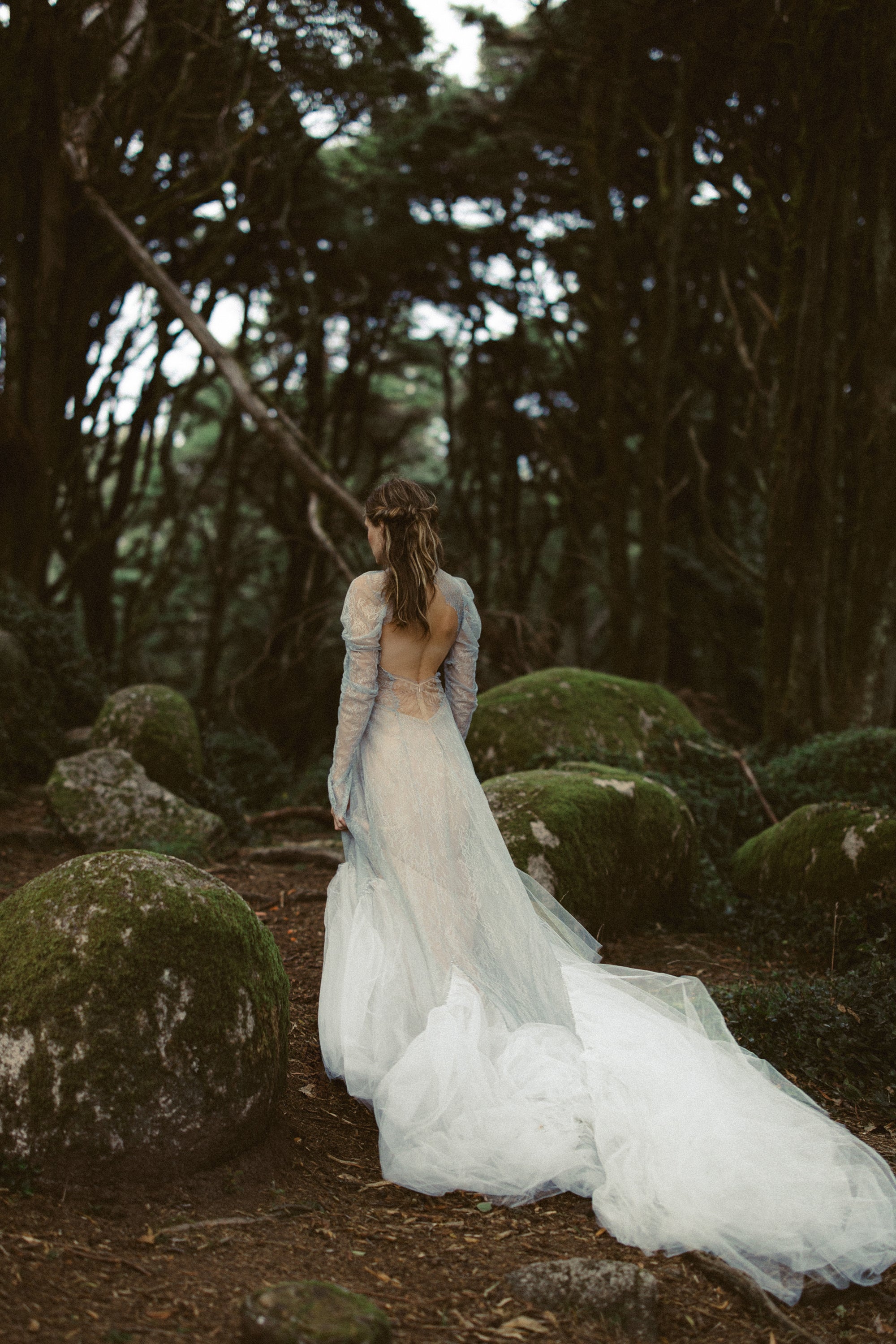 Elystra Ethereal Wedding Dress | Lace & Beaded Embroidery Gown