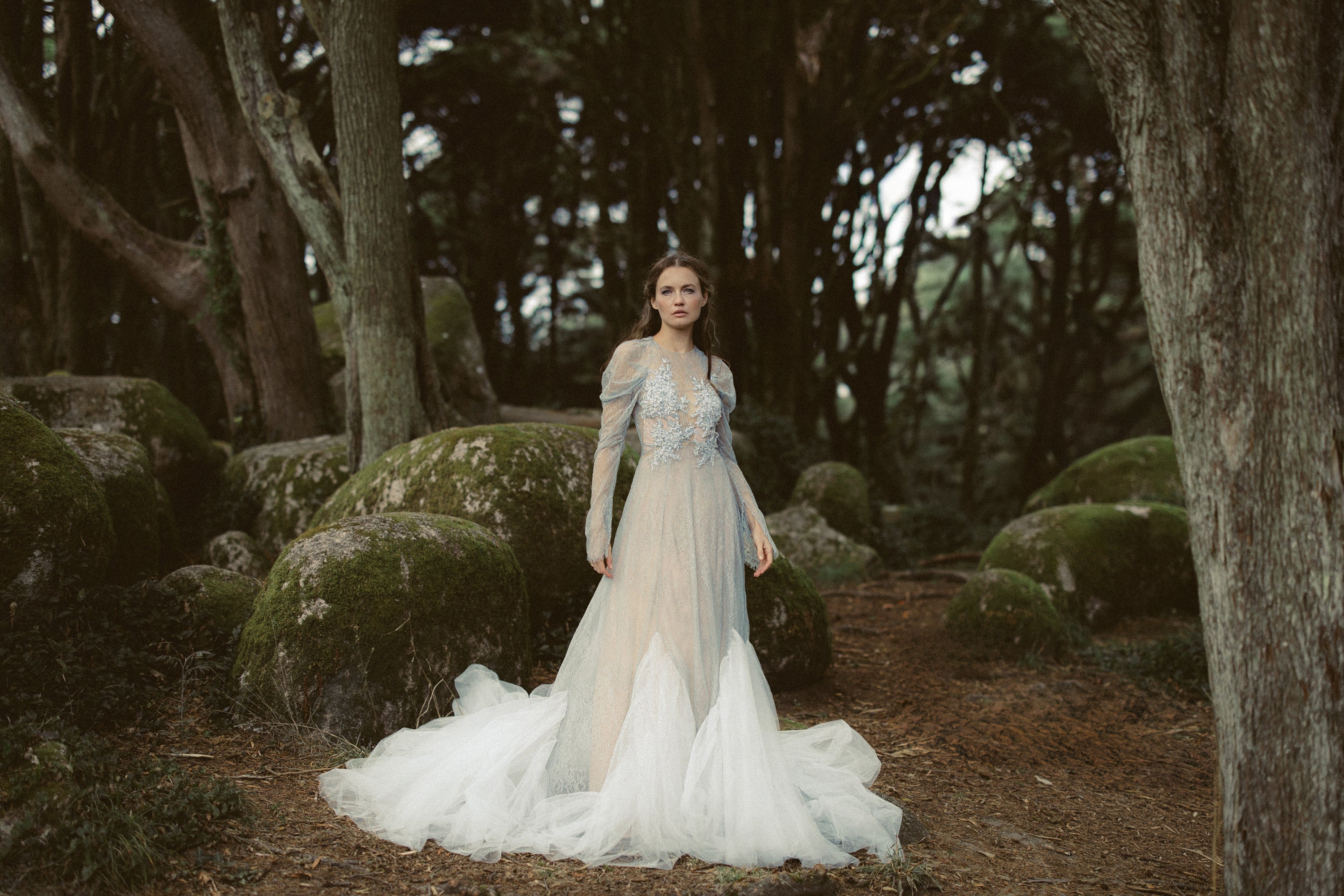 Elystra Ethereal Wedding Dress | Lace & Beaded Embroidery Gown | MYWONY 8 Weeks / US 4-12 / Ivory Elystra Ethereal Wedding Dress | Lace & Beaded Embroidery Gown | MYWONY 8 Weeks / US 4-12 / Ivory