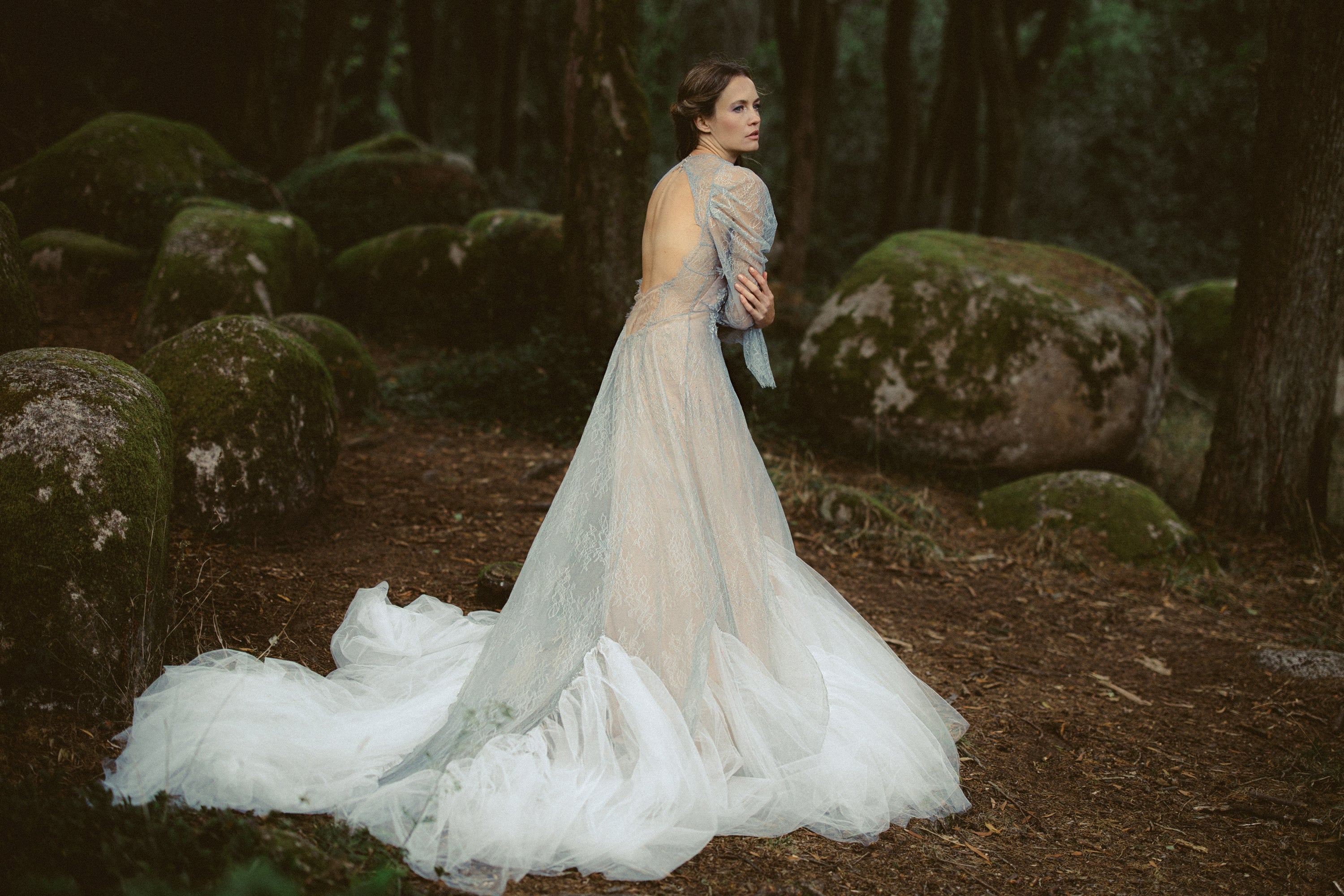 Elystra Ethereal Wedding Dress | Lace & Beaded Embroidery Gown | MYWONY 8 weeks / US 4-12 / ivory Elystra Ethereal Wedding Dress | Lace & Beaded Embroidery Gown | MYWONY 8 weeks / US 4-12 / ivory