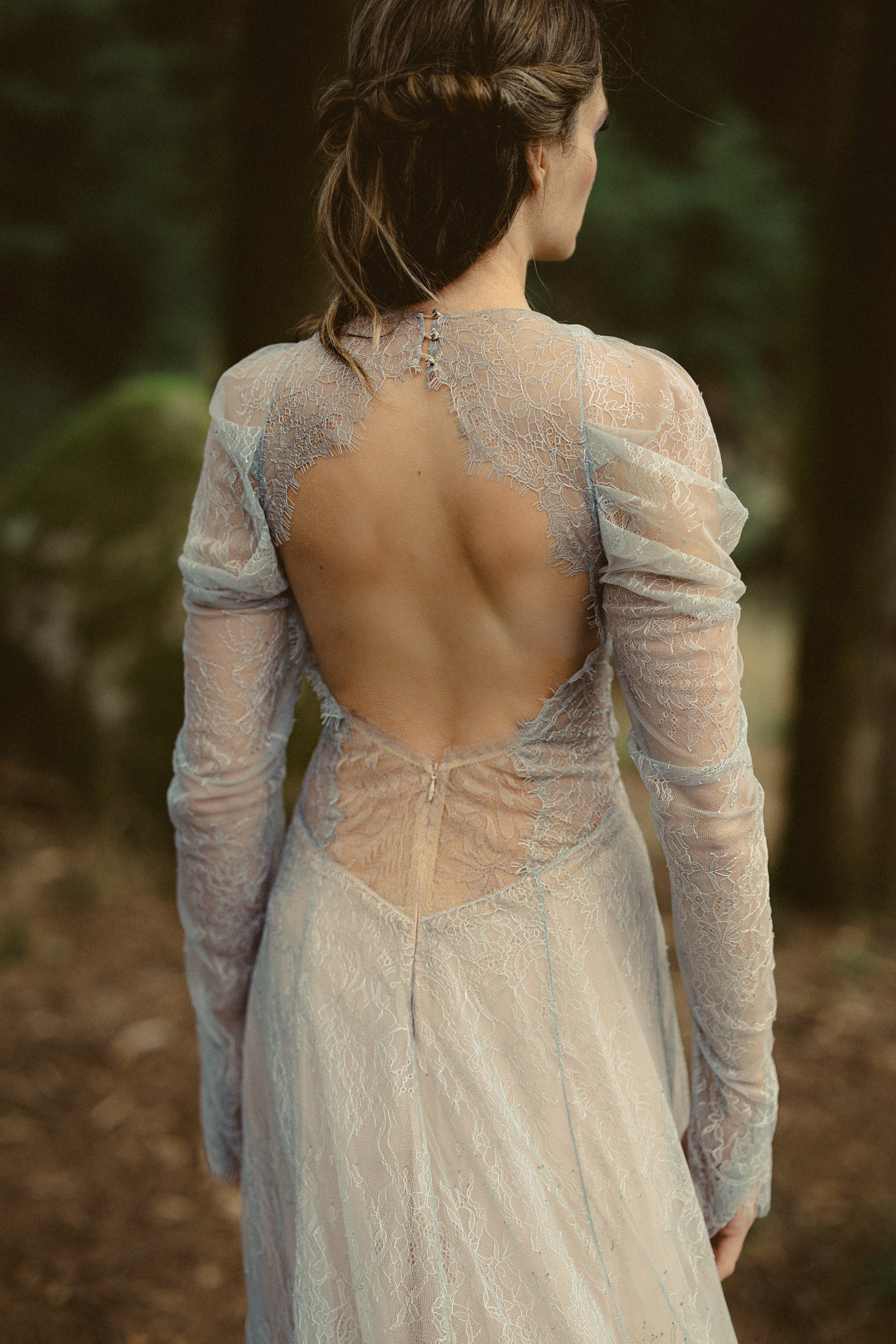princess polly baby blue dress Elystra Ethereal Wedding Dress | Lace & Beaded Embroidery Gown