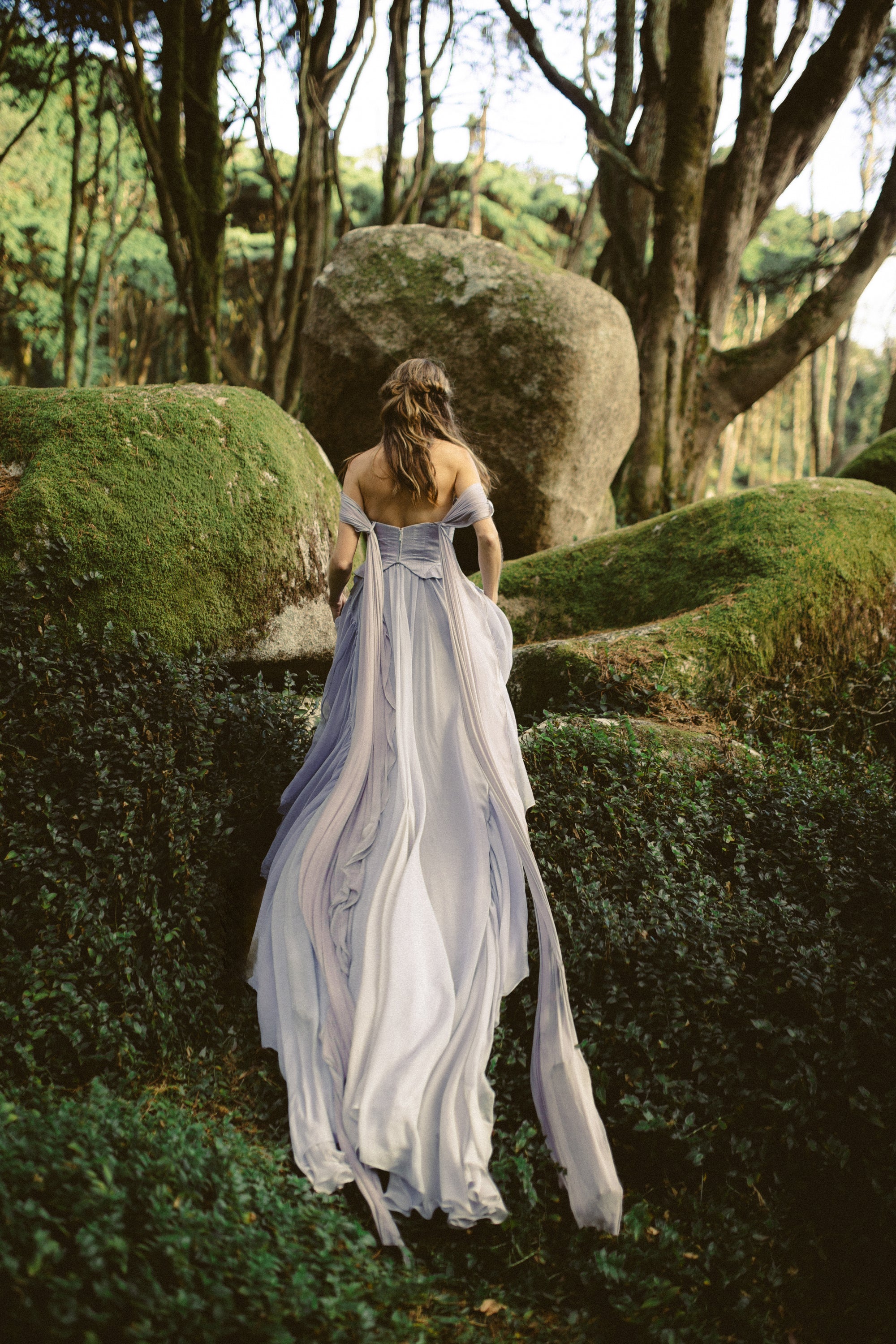 Faelynne Romantic Wedding Dress | Silk Corset & Chiffon Skirt | MYWONY 8 weeks / US 16-20 / custom Faelynne Romantic Wedding Dress | Silk Corset & Chiffon Skirt | MYWONY 8 weeks / US 16-20 / custom