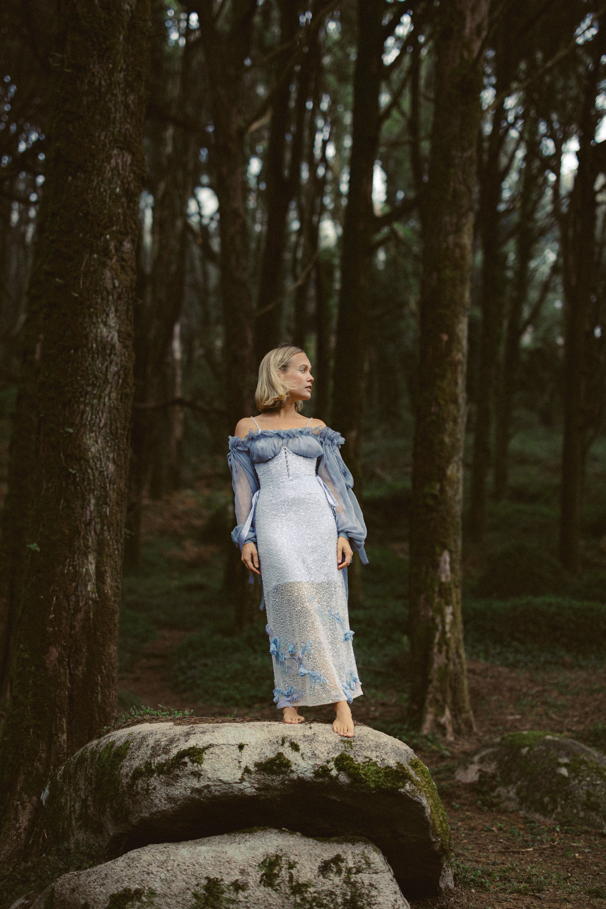 Laetisse — wedding dress in silk — image 3 by MYWONY