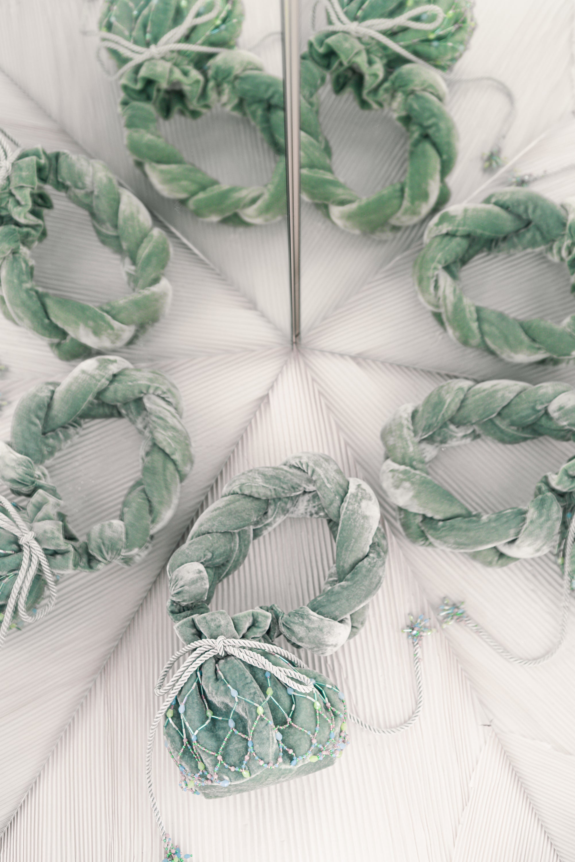 Moss purse — bridal purse — image 5 by MYWONY