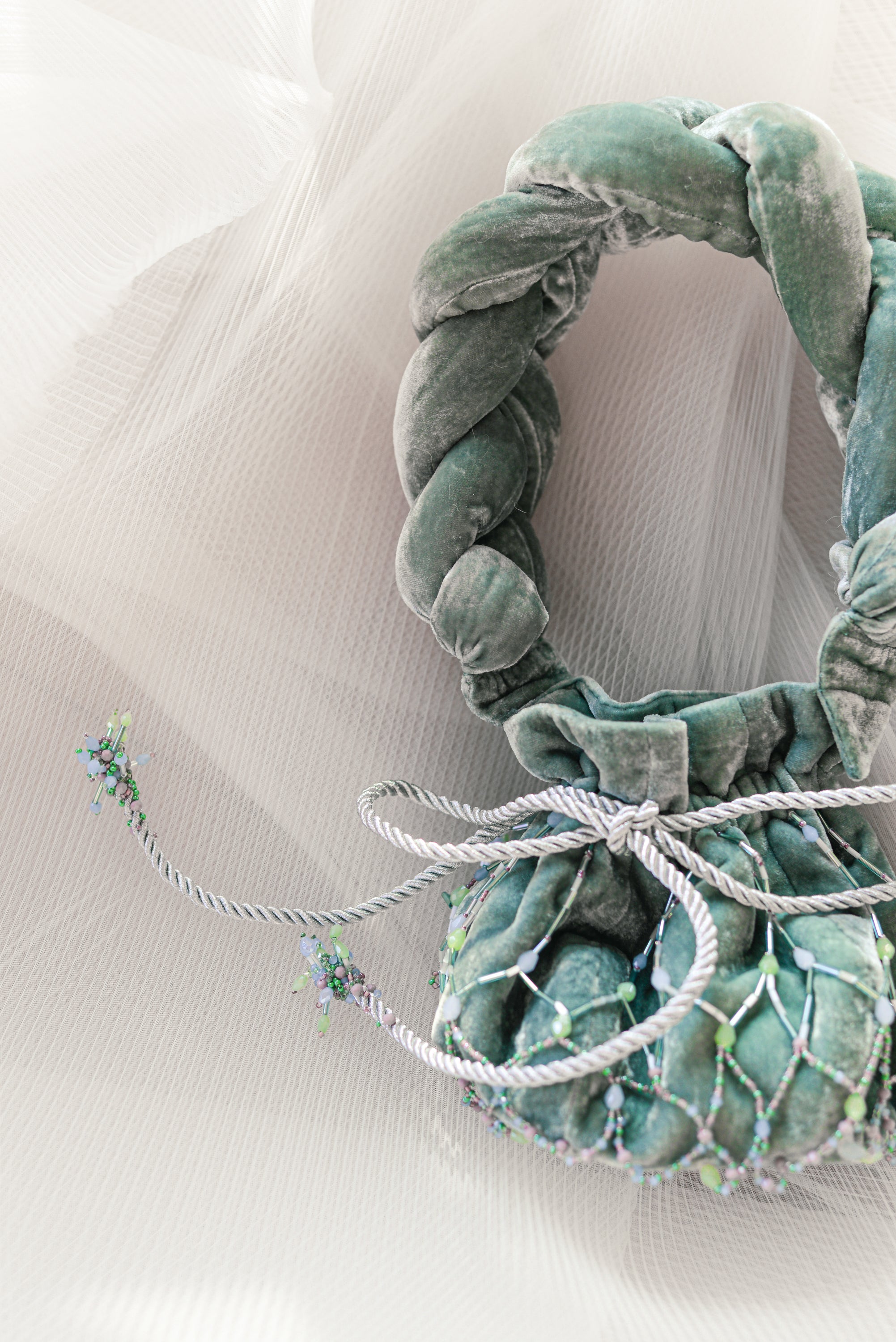 Moss purse — bridal purse — image 8 by MYWONY