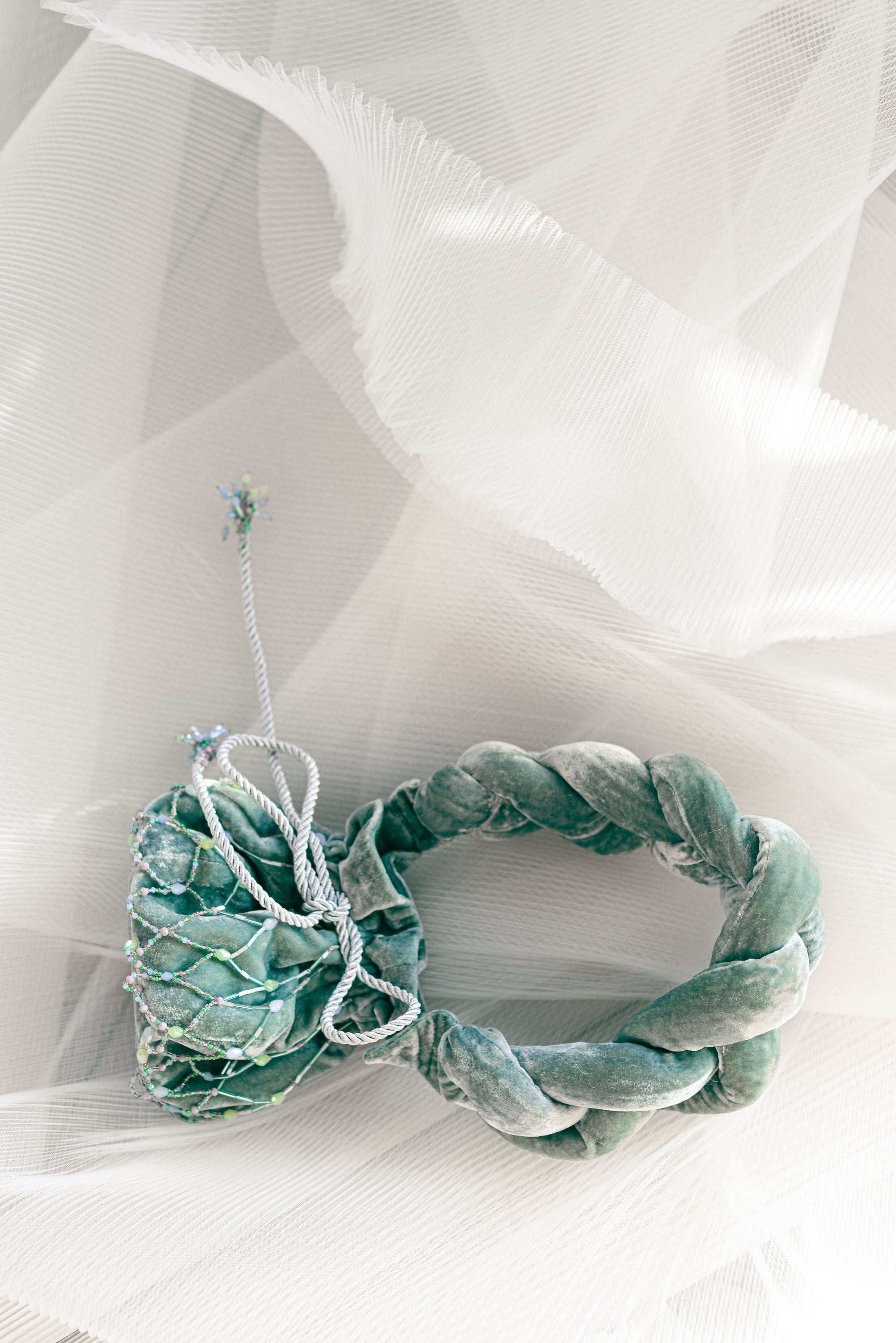 Moss purse — bridal purse — image 9 by MYWONY