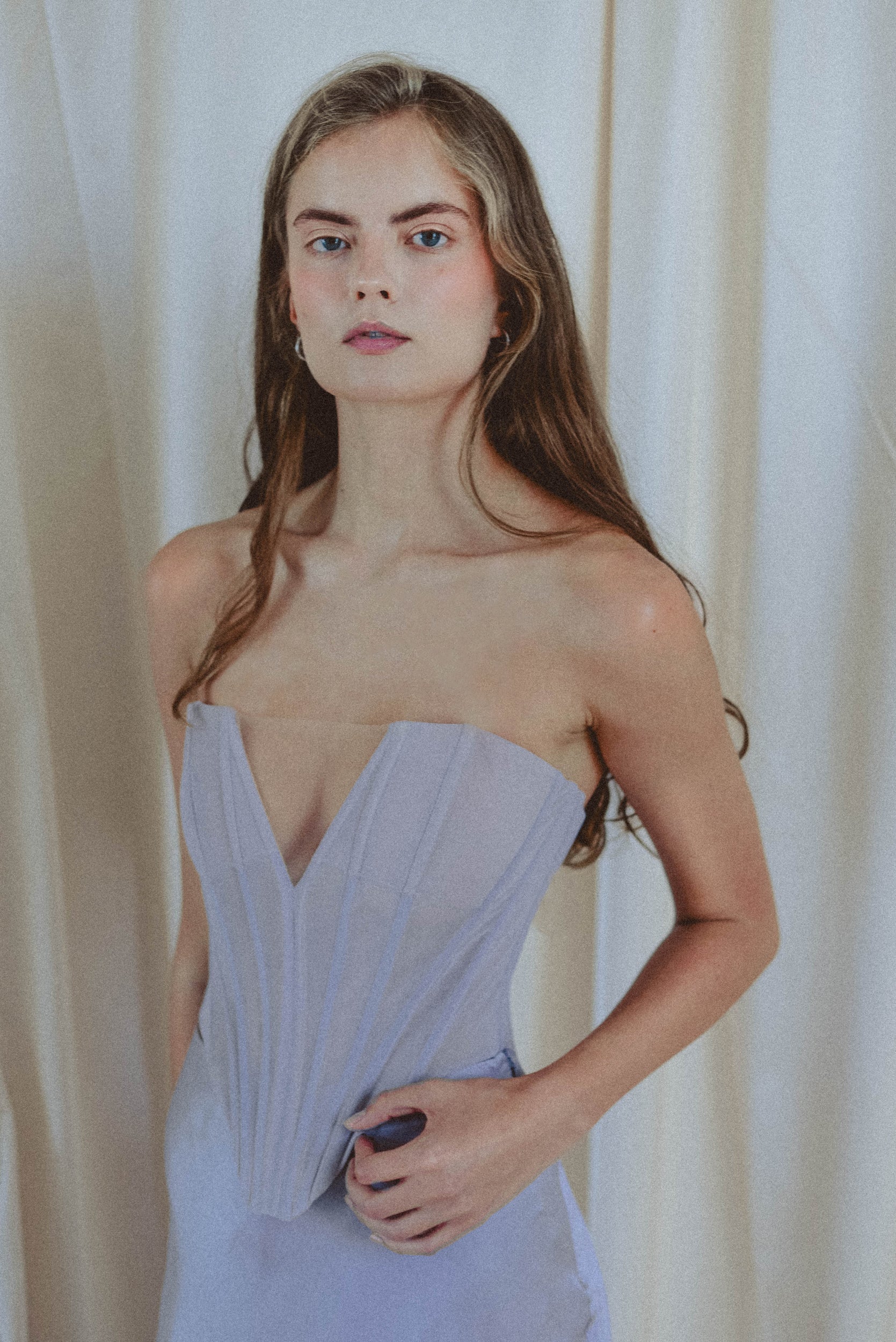 Lavender Corset — bridal corset — image 3 by MYWONY