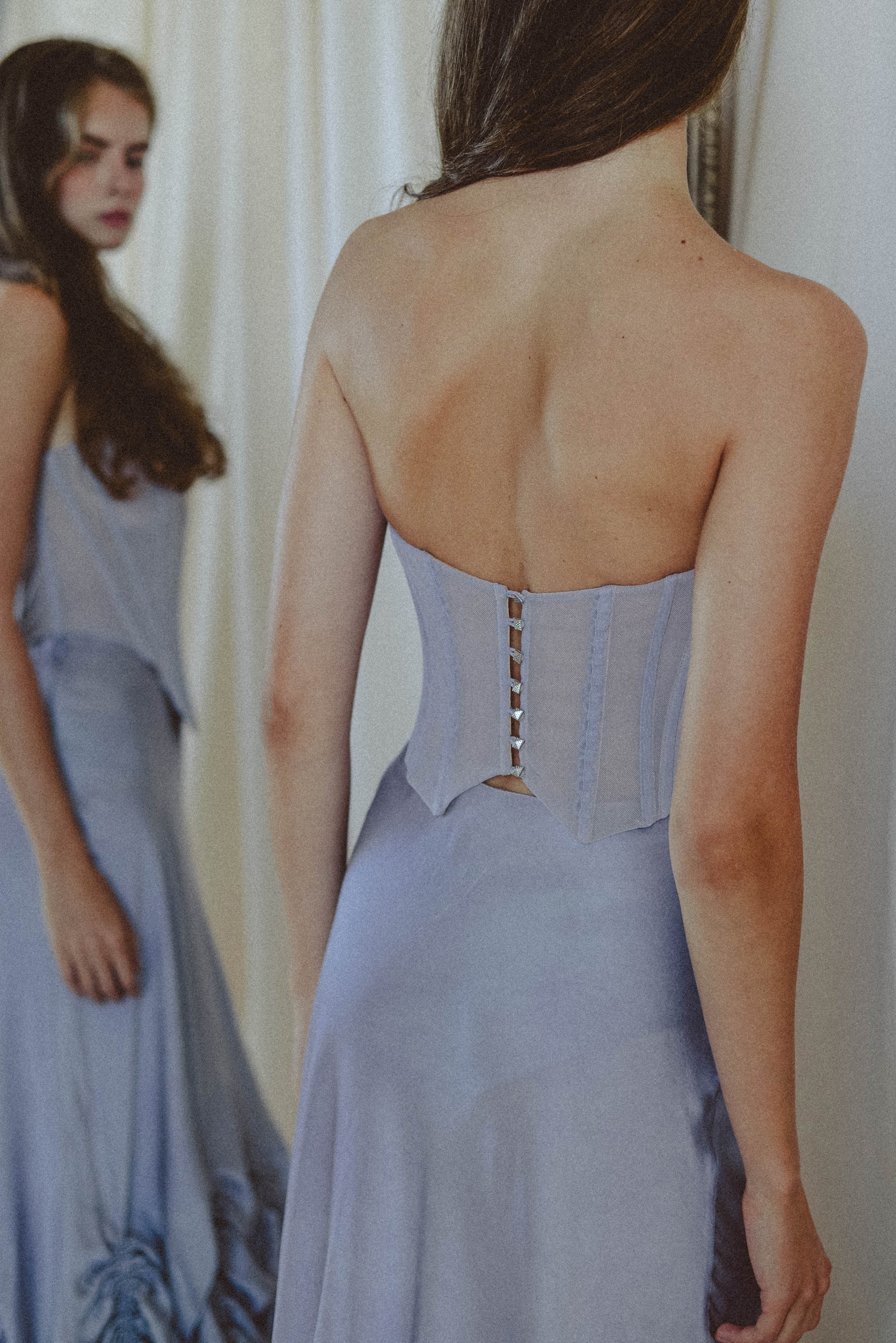 Lavender Corset — bridal corset — image 2 by MYWONY
