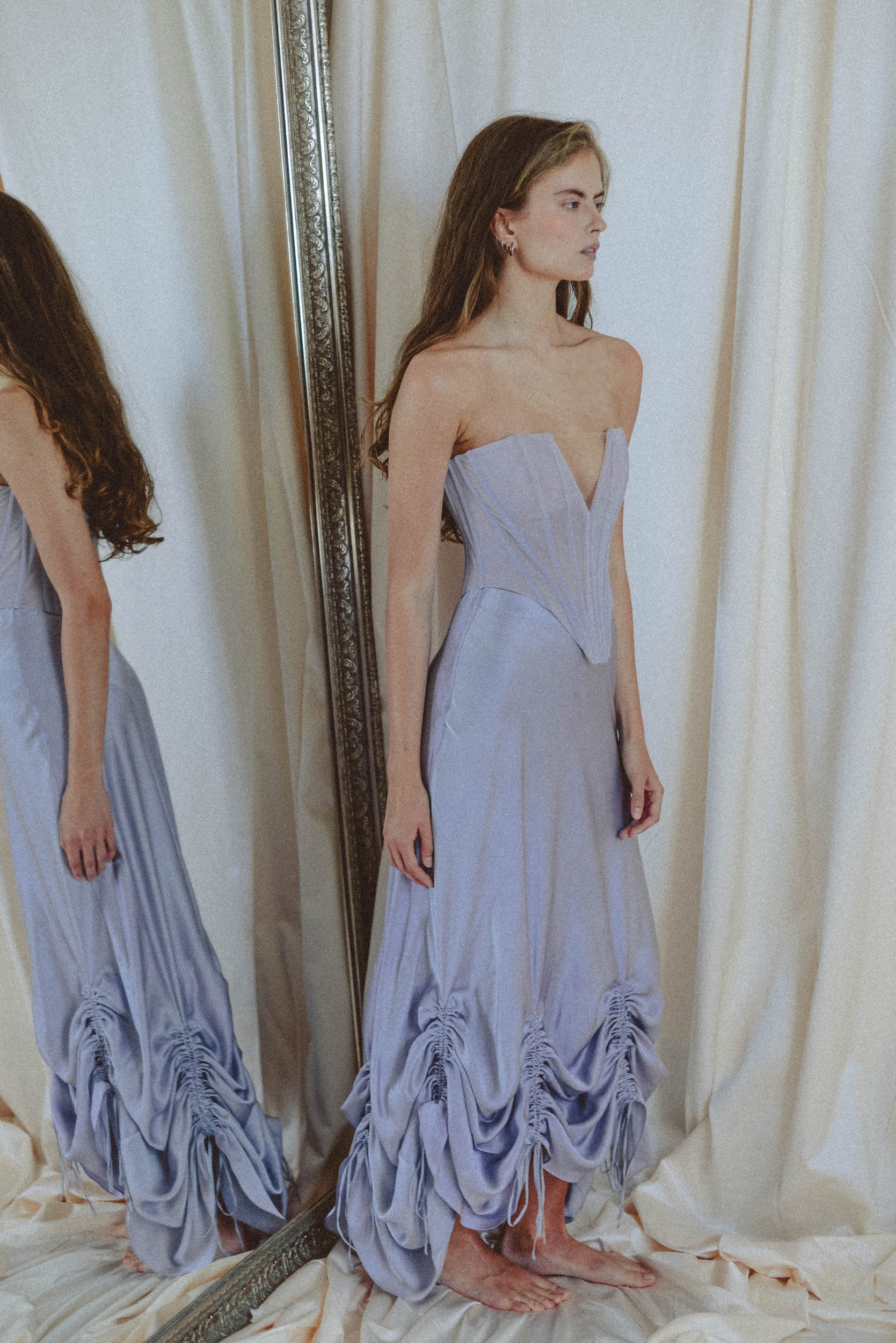 Lavender Corset — bridal corset — image 4 by MYWONY