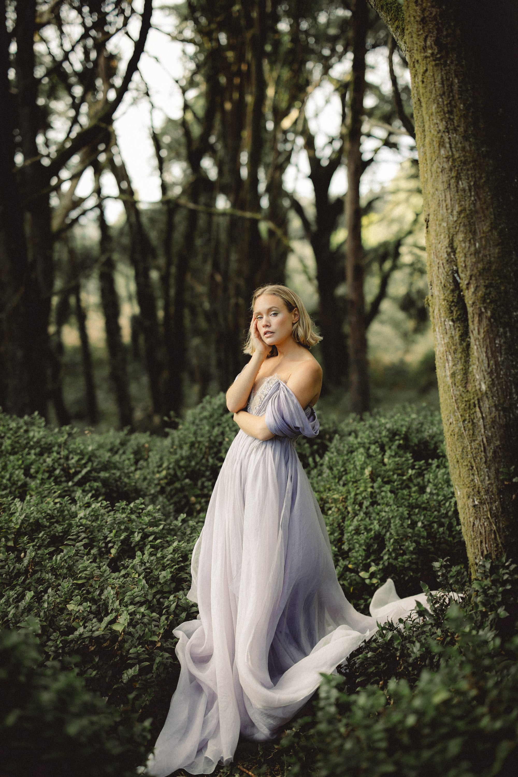 Silynne Whimsical Wedding Dress | Silk Organza & Beaded Corset