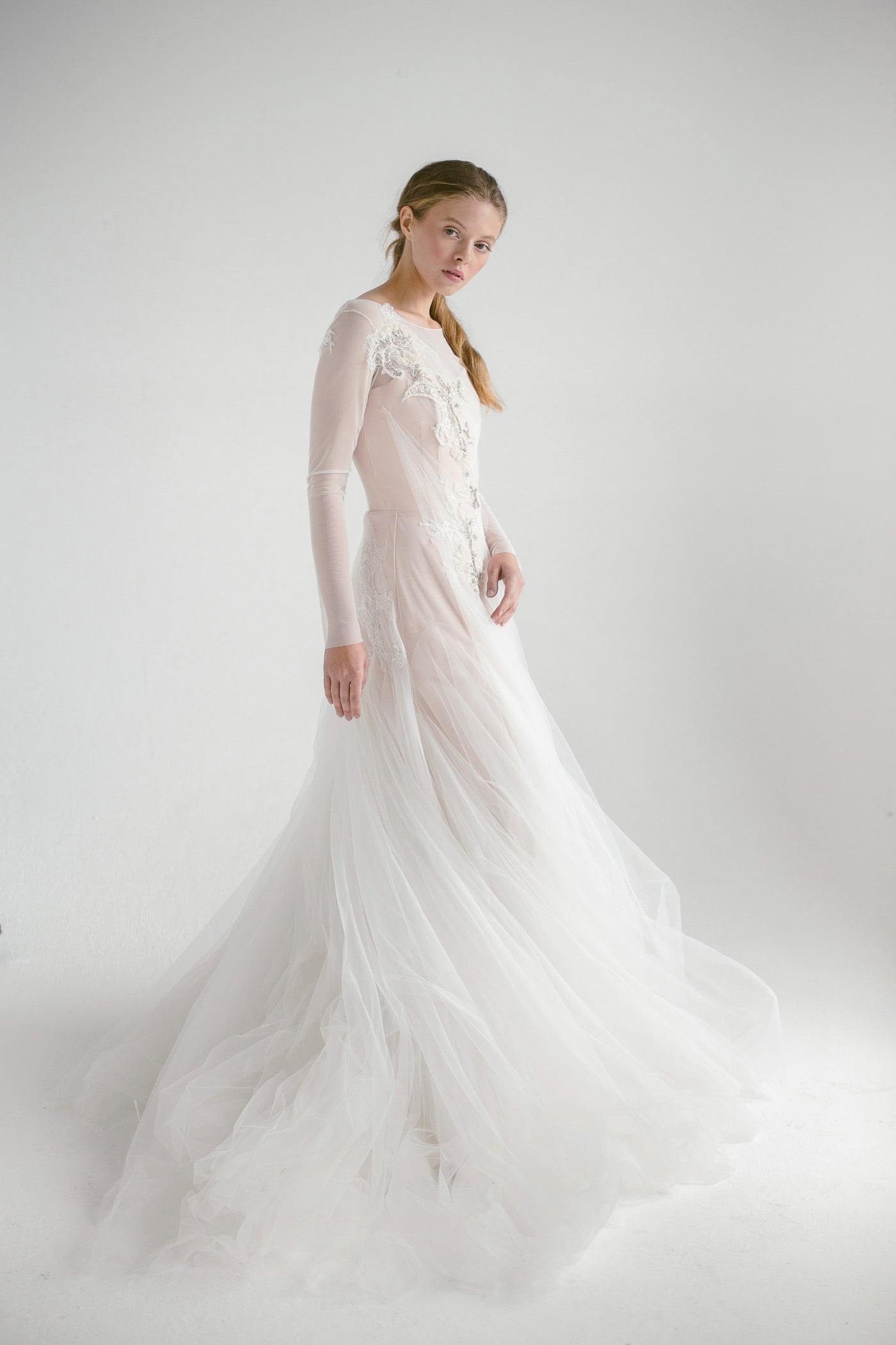 Mermaid wedding dress for an hourglass body type — Mýwony Phaeno