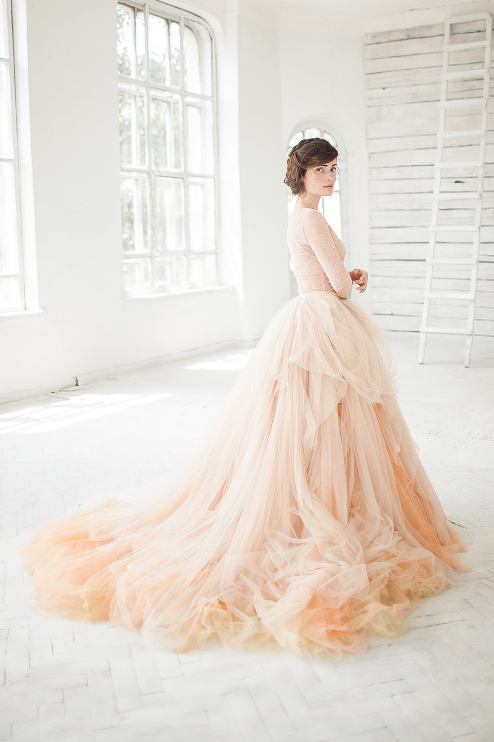 Mýwony Peony skirt — bridal separates for two-piece wedding dress looks, 2026 trend
